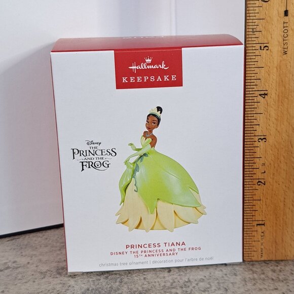 Hallmark Ornament 2024 Princess Tiana Disney Princess And The Frog 15th Anniv. - Picture 3 of 10